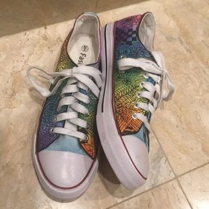 Hand-painted custom sneakers